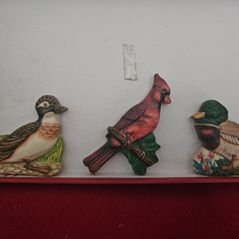 Charming Bird Figurine Trio